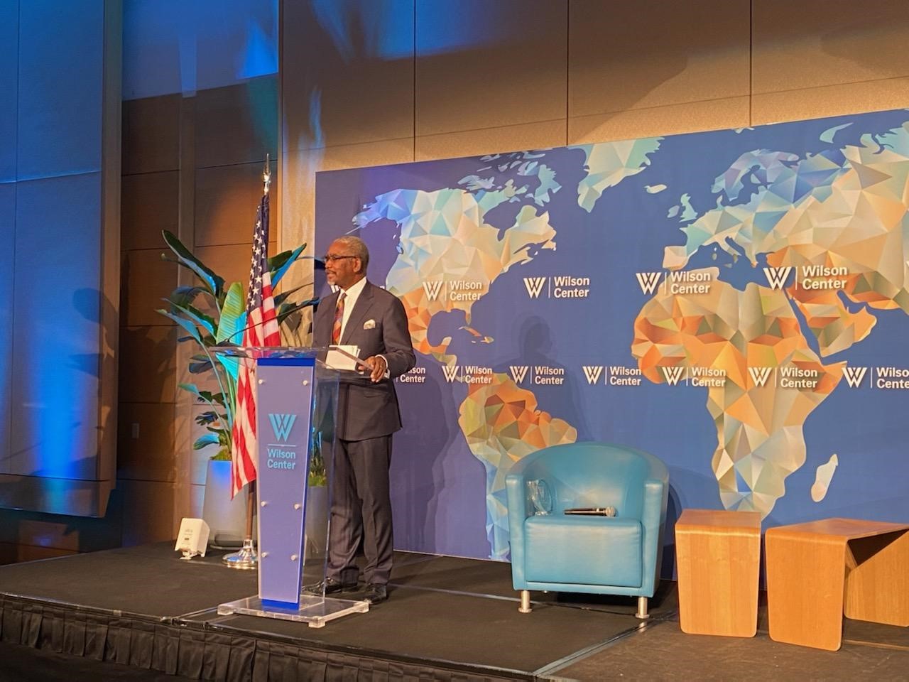 Rep. Meeks Awarded Woodrow Wilson Award for Public Service